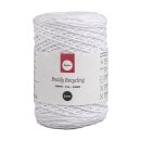 Braidy Recycling Garn, geflochten, 2mm ø, (250g Knäuel), Knäuel 250m, weiß