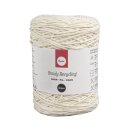 Braidy Recycling Garn, geflochten, 2mm ø, (250g Knäuel), Knäuel 250m, elfenbein
