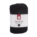 Braidy Recycling Garn, geflochten, 2mm ø, (250g Knäuel), Knäuel 250m, schwarz