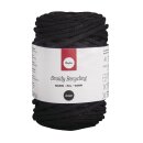 Braidy Recycling Garn, geflochten, 4mm ø, (250g Knäuel), Knäuel 65m, schwarz