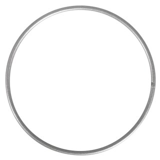 Metallringe beschichtet silber 10 - 25 cm