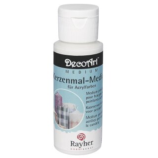 Kerzenmalmedium für Acrylfarben, Flasche 59 ml