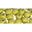 Holzperlen FSC 100%, poliert, 6mm ø, SB-Btl 115Stück, lemon