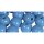 Holzperlen FSC 100%, poliert, 10mm ø, SB-Btl 52Stück, m.blau