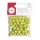 Holzperlen FSC 100%, poliert, 10mm ø, SB-Btl 52Stück, lemon