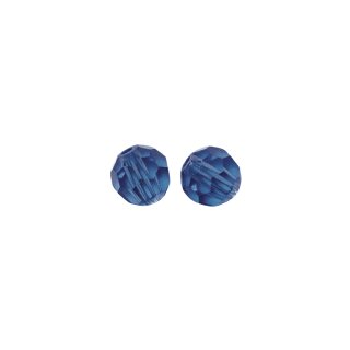 Swarovski Kristall-Perle, 6 mm ø, Dose 12 Stück, royalblau