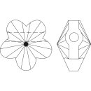 Swarovski Kristall-Blüten-Perle, 8 mm, Dose 7...