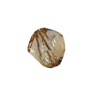Swarovski Kristall-Helix-Perle, 6 mm, Dose 10 Stück, golden shadow