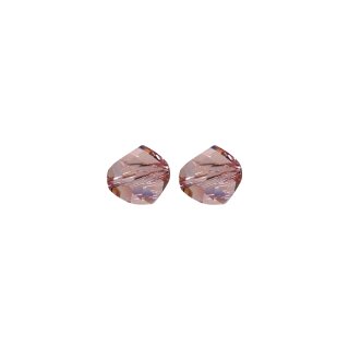 Swarovski Kristall-Helix-Perle, 8 mm, Dose 6 Stück, rosa chiffon