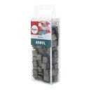 Acryl-Mosaik 1x1 cm metallic, SB-Box ca. 205 St. / 50 g,...