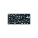 Doppelloch-Rocailles verwachst, 3x5mm, Dose 12g, petrol