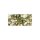 Doppelloch-Rocailles Mix verwachst, 3x5mm, Dose 12g, olive