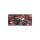 Doppelloch-Rocailles Mix verwachst, 3x5mm, Dose 12g, schw./rot
