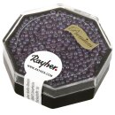 Premium-Rocailles, 2,2 mm ø, gold gelüstert, Dose 4g, violett hell