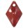 Swarovski-Krist. Schliff Anhänger, 14x9mm, Rhombus, Btl 2Stück, red magma