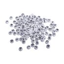 Plastik-Buchstaben-Perlen, 9mm ø, SB-Blister 40g,...