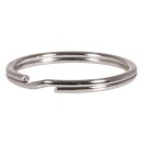 Schlüsselring 30mm ø  5 Stück platin