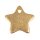 Metall Anhänger Stern, 19x9mm, SB-Btl. 2Stück, gold