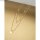 Metall Anhänger Stern, 19x9mm, SB-Btl. 2Stück, gold