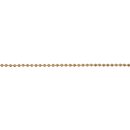 Kugelkette, 1,5mm ø, 42cm, SB-Btl 1Stück, gold