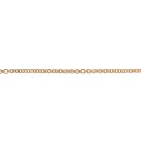Gliederkette, 42cm, 2x3mm, SB-Btl. 1Stück, gold