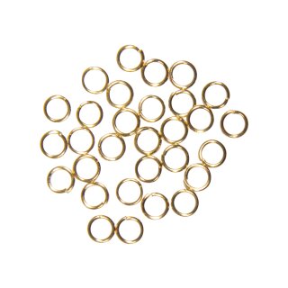 Ringel rund, 4,2mm ø, Stärke 0,6mm, SB-Btl. 30Stück, gold