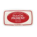 StazOn Pigment-Stempelkissen, 9,6x5,5x2,2cm, klassikrot