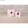 Siegel Set Fisch, 2,5cm ø, 1 Stempel, 1 Wachs ca.12g, SB-Box 1Set, pink