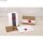 Siegel Set Fisch, 2,5cm ø, 1 Stempel, 1 Wachs ca.12g, SB-Box 1Set, pink