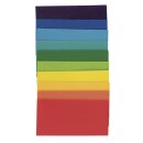 Wachsfolie Regenbogenset, 10x5cm, 10 Farben sort., SB-Btl...