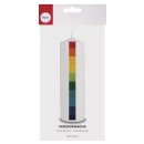 Wachsfolie Regenbogenset, 10x5cm, 10 Farben sort., SB-Btl...