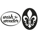 Labels wash&wonder, Lilie, 35x25mm, oval, SB-Btl...