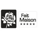 Labels Fait Maison, Rose, 25x30mm, SB-Btl 2Stück