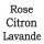 Labels Rose+Citron+Lavande, 30x15mm, 40x15mm, 50x15mm, SB-Btl 3Stück