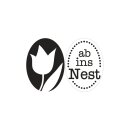 Labels D ab ins Nest+Tulpe, 35x25mm, oval, SB-Btl...