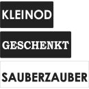 Labels Kleinod,Gesch.,Sauberzauber, 30x15mm, 40x15mm,...