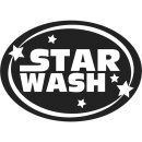 Label Star Wash, 55x40mm, oval, SB-Btl 1Stück