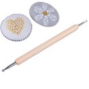 Dot Painting Metallstift 14cm,Spitzen ø2,8mm+ø2mm 1 Stück