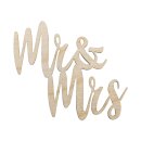 Holz-Minischrift Mr&Mrs,FSC Mix Cred, 7x6,2x0,3cm,...