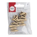 Holz-Minischrift Mr&Mrs,FSC Mix Cred, 7x6,2x0,3cm,...