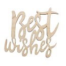 H-Minischrift Best wishes, FSCMix Cred, 5,9x5,7x0,3cm,...