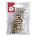 Holz-Minischrift Happy Birthday,FSCMixCred,...