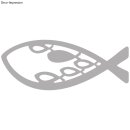Stanzschablone: Fisch, 8x3,1cm, SB-Btl 1Stück