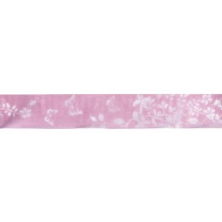Organza Band Frühjahr, 40mm, Rolle 20m, malve