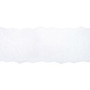 Spitzenband mit Blüten, 13cm, SB-Btl 7,5m, weiß
