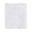 Spitzenband mit Blüten, 13cm, SB-Btl 7,5m, weiß