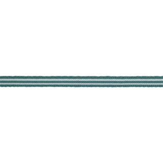Dekoband liniert, 6mm, Rolle 25m, petrol