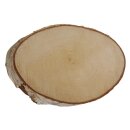 Birken Scheibe oval natur, ø21-23cm x 2cm...