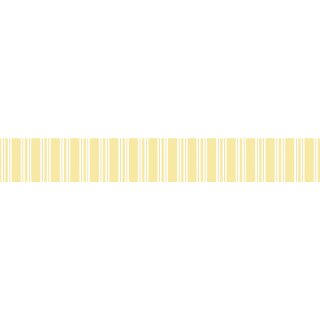 Washi Tape Streifen, 10mm, Rolle 15m, sonnengelb