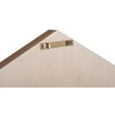 Holz Rahmen Haus, FSC Mix Credit, 22x24x2,5cm, mit 6 Haken + Anhänger